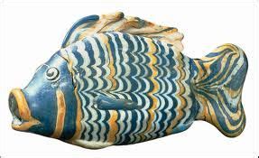 fish shaped perfume bottle egypt.